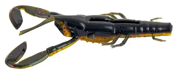 Fox rage gumová nástraha critter ultra uv dark oil - 7 cm