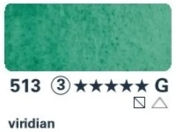 Akvarelová barva Horadam 15ml – 513 viridian