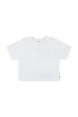 Dětské tričko Levi's DOLMAN MEET AND GREET bílá barva, 3EN562