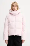 Péřová bunda Kenzo růžová barva, zimní, FF62OU1449NS