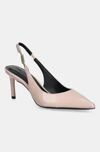 Kožené lodičky BOSS Gracey