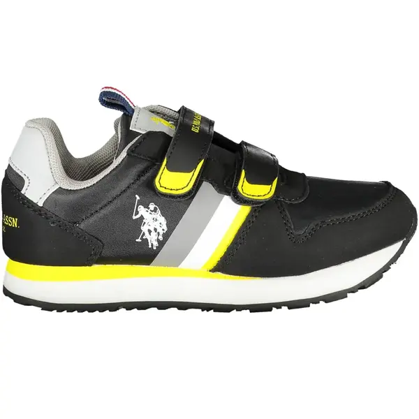 US POLO BEST PRICE BLACK KIDS SPORT SHOES