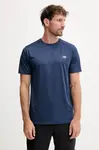 Tréninkové tričko New Balance pánské, tmavomodrá barva, MT41222NNY
