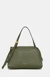 Kožená kabelka Gianni Chiarini DEA zelená barva, BS.11525.TKL
