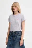 Bavlněné tričko Levi's dámské, fialová barva, 39185