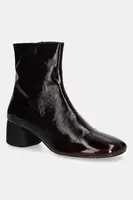 Kožené kotníkové boty Vagabond Shoemakers LIVIA dámské, vínová barva, na podpatku, 6056-060-38