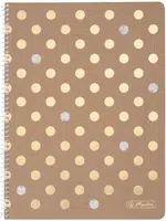 Herlitz - Blok spirálový A4/80 listů, čtvereček, Pure Glam