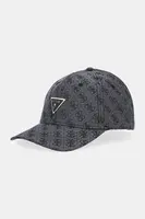 Kšiltovka Guess KATYA šedá barva, AW5368 POL01
