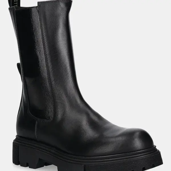 Dětské holínky Elisabetta Franchi černá barva, F4A5-E0416