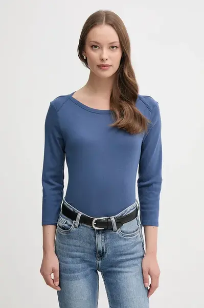 Bavlněné tričko s dlouhým rukávem United Colors of Benetton