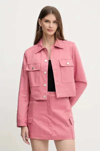 Bunda Morgan růžová barva, přechodná, VKITTY