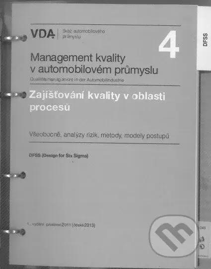 Management kvality v automobilovém průmyslu VDA 4 (Zajišťování kvality v oblasti procesů) - kniha z kategorie Odborné a naučné