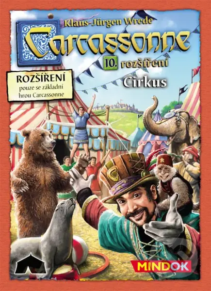Carcassonne: Cirkus (Nová grafika 10. rozšírenie) - Klaus-Jürgen Wrede - hra z kategorie Carcassonne