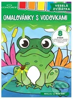 Omalovánky s vodovkami - Veselá zvířátka A4 - kniha z kategorie Omalovánky
