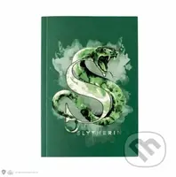 Harry Potter zápisník A5 - Slizolin akvarel