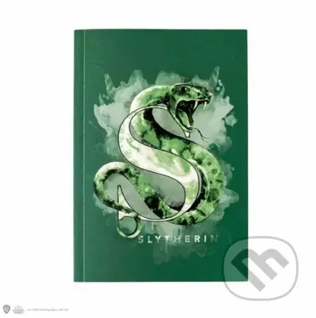 Harry Potter zápisník A5 - Slizolin akvarel