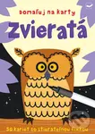 Domaľuj na karty: Zvieratá (50 kariet so stierateľnou fixkou)