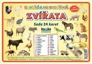 Domácí a hospodářská zvířata - Sada 24 karet - Petr Kupka