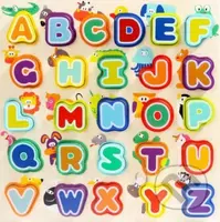 Písmena a zvířata, dřevěné - puzzle z kategorie Maxi dílky