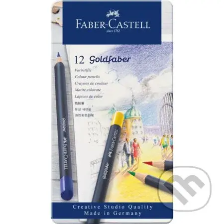 Pastelky Goldfaber permanent set-plech 12 farebné
