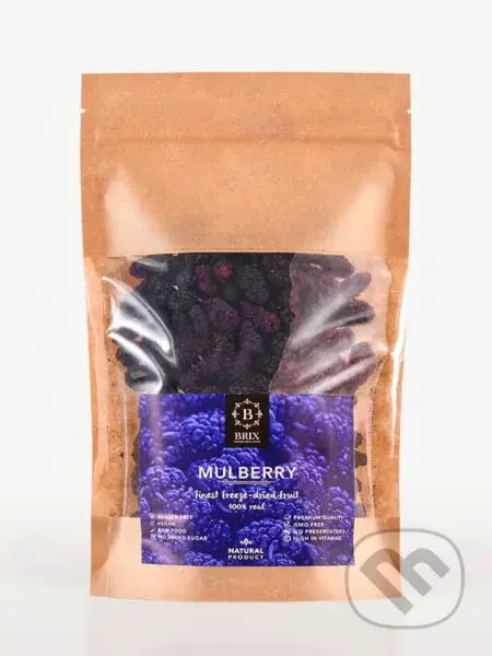 Mrazom sušená moruša čierna 95g