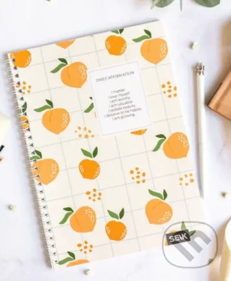 Zápisník - Daily affirmation (brožovaná, špirálová väzba)