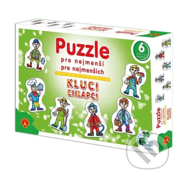 Chlapci - puzzle z kategorie Maxi dieliky