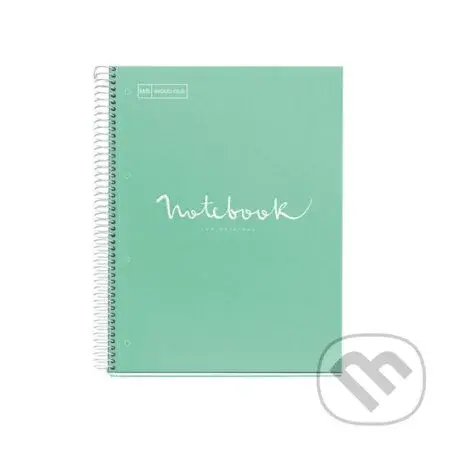 Miquelrius poznámkový blok Emotions A4, 90 g - tečky mentolový