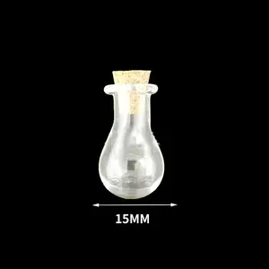 Mini High Borosilicate Glass Bottle Bead Containers