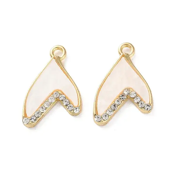 Rack Plating Alloy Acrylic  Pendants
