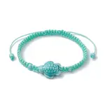 Porcelain Tortoise Braided Bead Bracelets