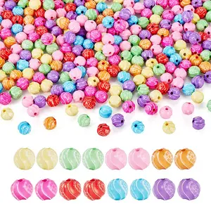 300Pcs Opaque Acrylic Beads