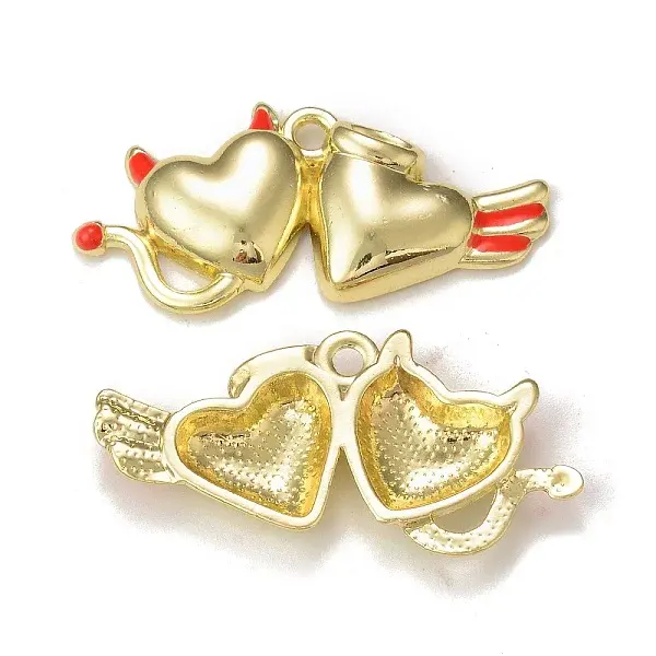 Rack Plating Alloy Enamel Pendants