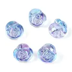 Electroplate Transparent Acrylic Beads