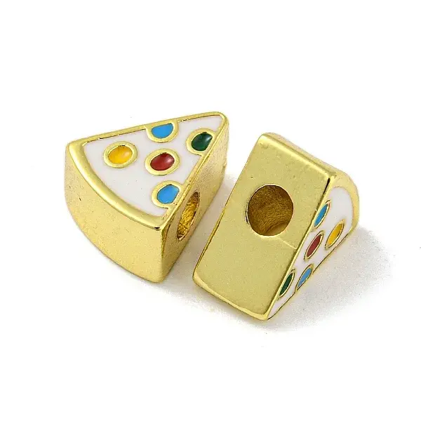 Rack Plating Brass Enamel Beads