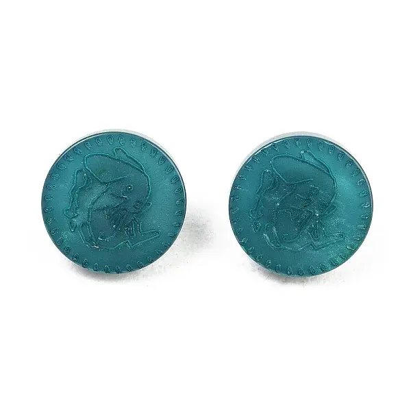 1-Hole Resin Alloy Shank Buttons