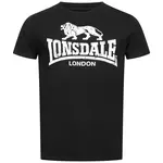 LONSDALE Tričko  čierna / biela