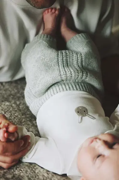 Bavlnené body pre bábätká Donsje Davo Bodysuit Bunny