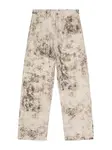 Bershka Džínsy  béžová / hnedá