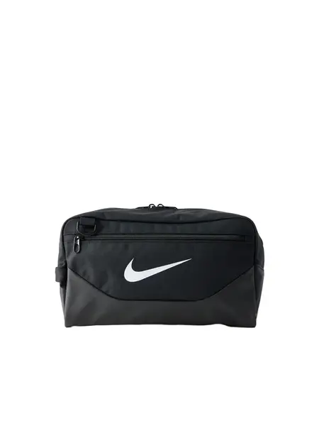 NIKE Športová taška 'BRSLA'  čierna / biela