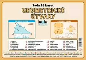 Sada 24 karet - geometrické útvary - Petr Kupka