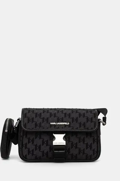 Karl Lagerfeld taštička pánská z imitace kůže K/MONOGRAM