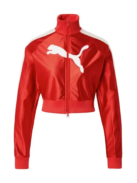 PUMA Tréningová bunda 'Future T7'  červená / biela