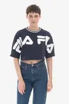 Fila Bavlněné tričko Fila Barr Cropped Wide Tee