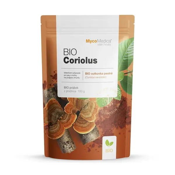 MycoMedica BIO Coriolus prášek pro psy a kočky 100 g