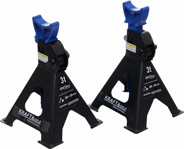 KRAFT&DELE Dílenské podpěry pod auto 285–425 mm, 3 t KD3171