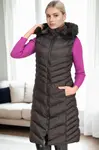 Z6725 DEWBERRY WOMEN'S VEST-BLACK-1