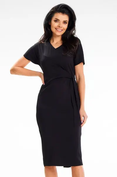 Awama Woman's Dress A641 Black