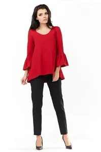 Infinite You Woman's Blouse M156 Red