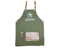 Kadeřnická zástěra Pirates of the Barbertime Pro Barber Apron Green - zelená + dárek zdarma
